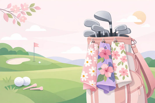 Best Floral Golf Towels for a Prettier Bag