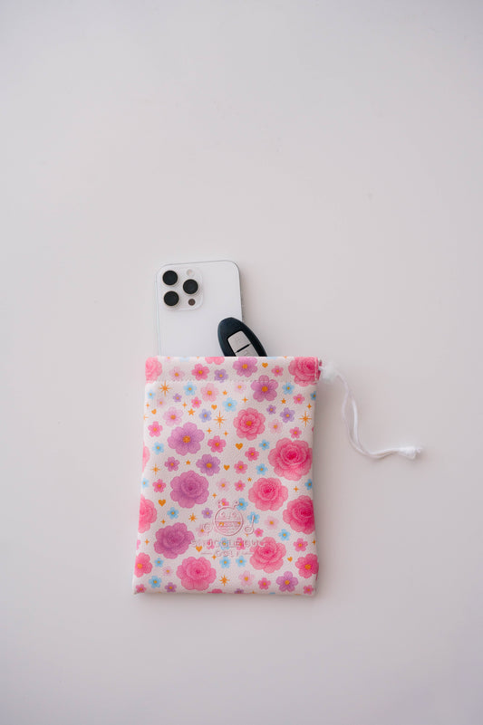 Starlight Bloom Drawstring Golf Pouch