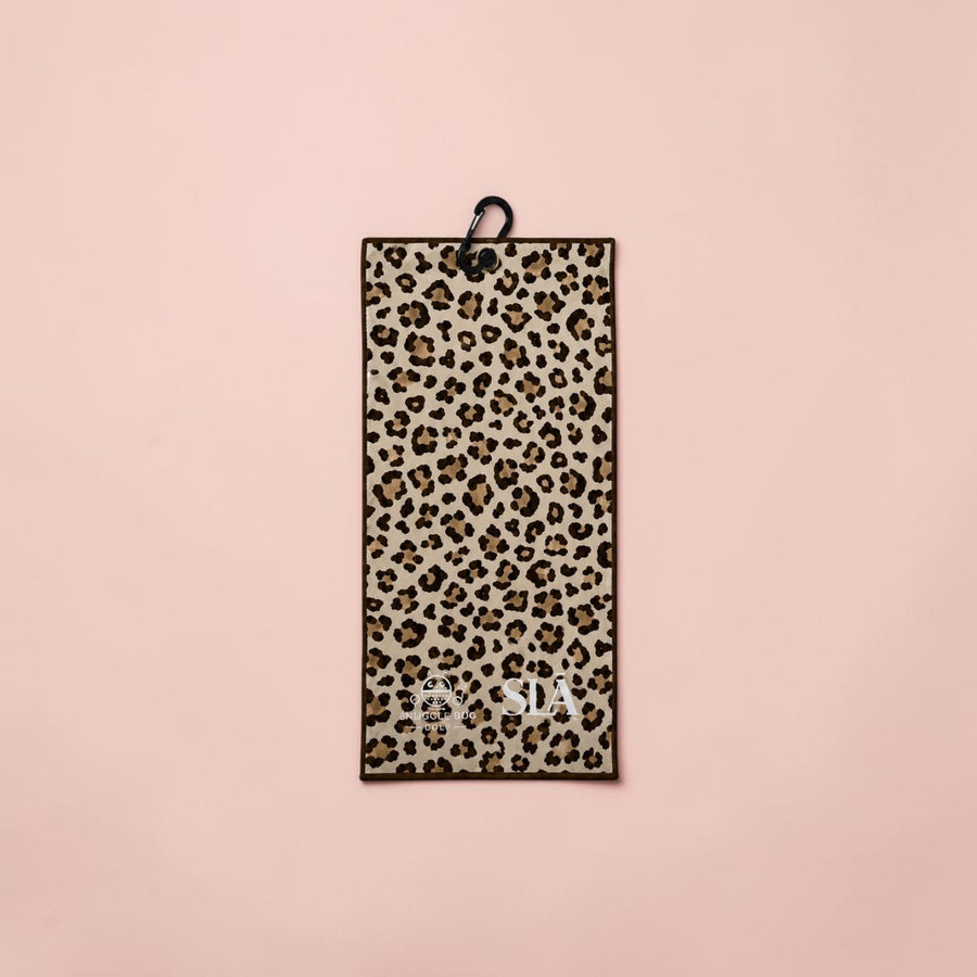 Untamed Leopard Golf Towel