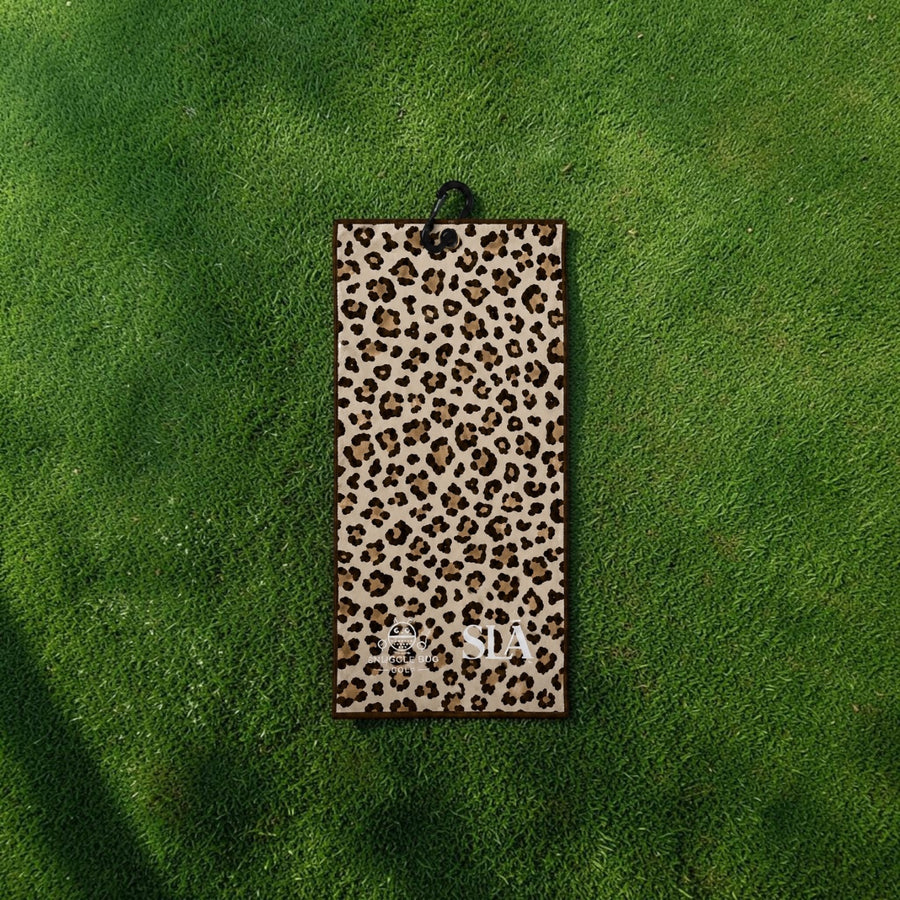 Untamed Leopard Golf Towel