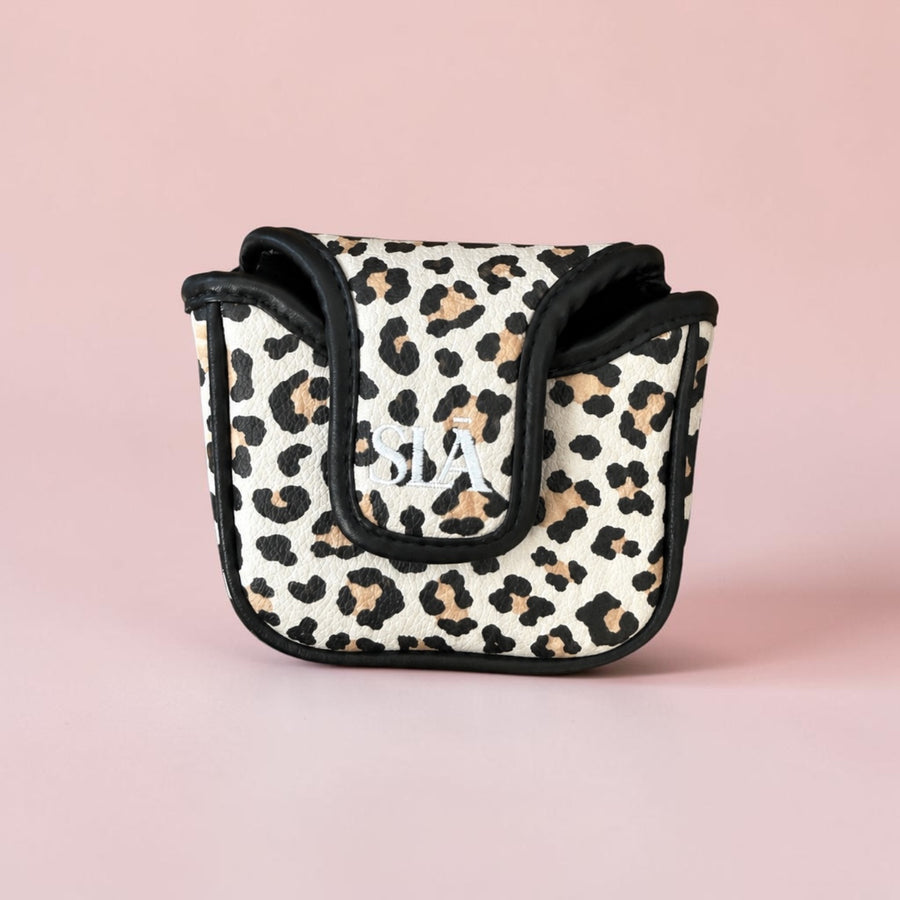 Untamed Leopard Mallet Putter Headcover
