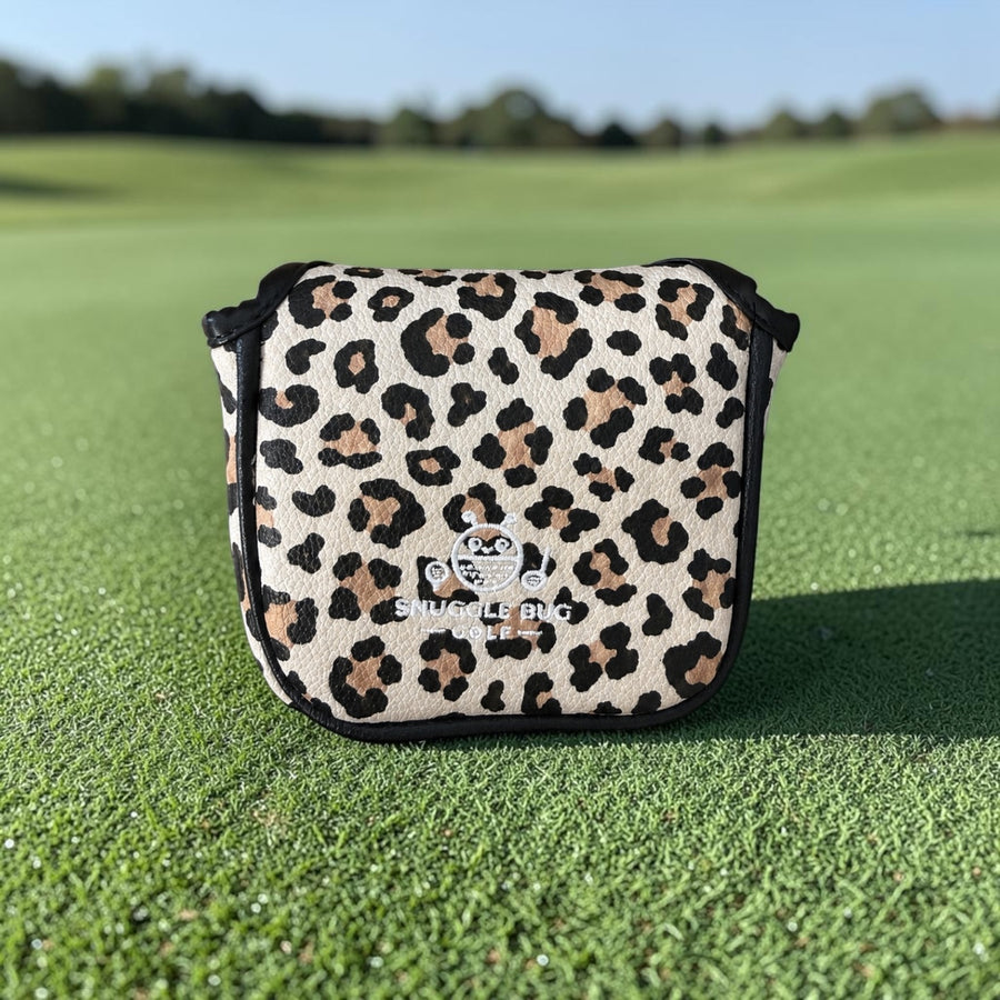 Untamed Leopard Mallet Putter Headcover